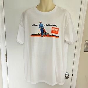 NWOT Levis Western Cowboy Shirt Size XL